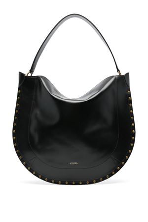 Shoulder bag in calfskin leather ISABEL MARANT | PP0200FAB2C02M01BK